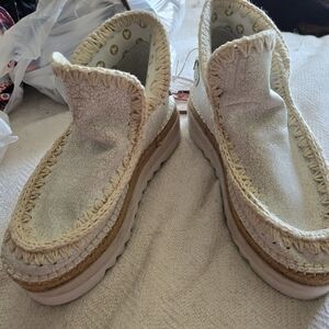 MOU JAWS JUTE ankle boot regularly 568. Size 8 and 1/2